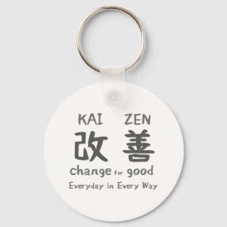 Kaizen - Change for Good - Everyday in Every Way Schlüsselanhänger