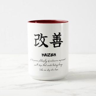 Kaizen Japanische Philosophie Wachstumsmentalität Tasse