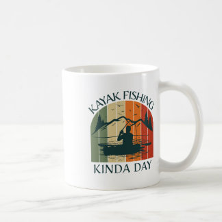 Kajak-Angeln Kajakfahren Booten Sommerkleidung Gra Kaffeetasse