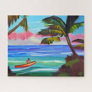 Kajak auf der Ocean Beach Art