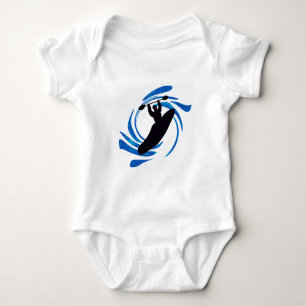 Kajak-flaches Spinnen Baby Strampler