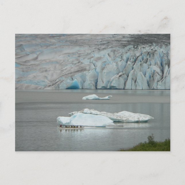 Kajak in Mendenhall Postcard Postkarte (Vorderseite)