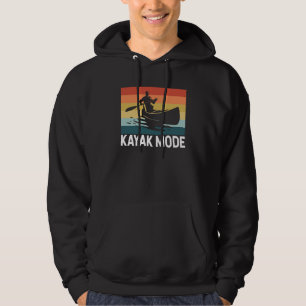 Kajak Kajakfahren und Paddeln Hoodie