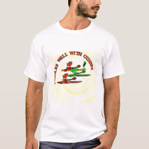 Kajak-Kanu - Paddel gut mit anderen T-Shirt