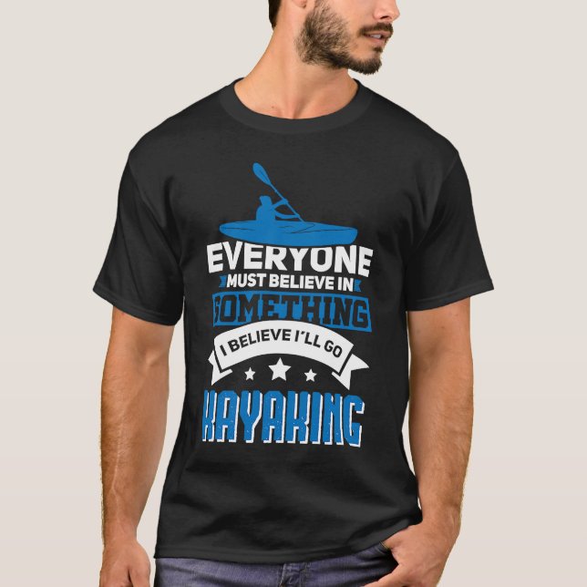Kajak Kanu Rudern Kajaksport T-Shirt (Vorderseite)