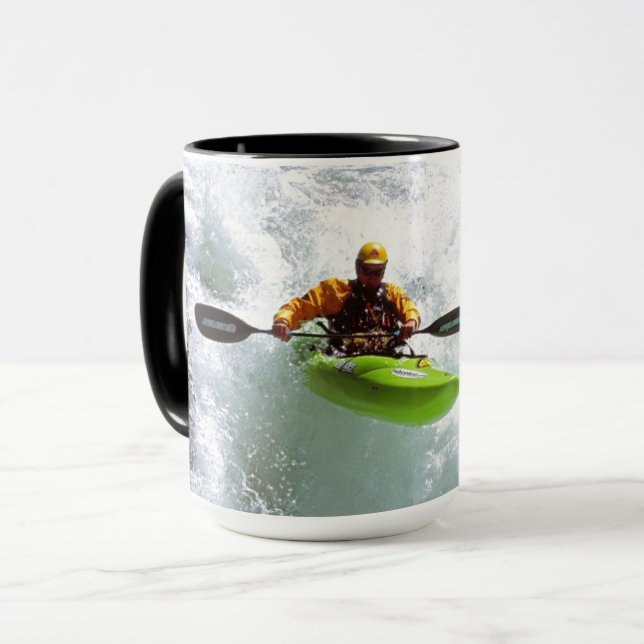 Kajak / Kanufahren Tasse (Vorderseite Links)