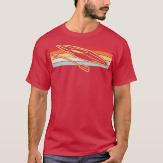 Kajak Kanufahrt Retro 4 T-Shirt