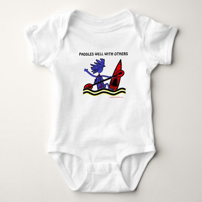 Kajak: Paddeln gut mit anderen Baby Bodysuit Strampler (Vorderseite)