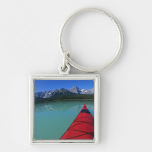 Kajakfahren auf dem Waterfowl Lake unterhalb des H Schlüsselanhänger