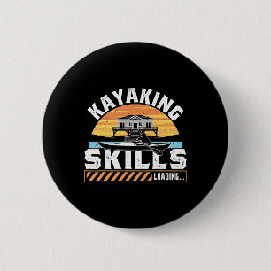 Kajakfahren Bootsliebhaber - Kajakfahren Fähigkeit Button