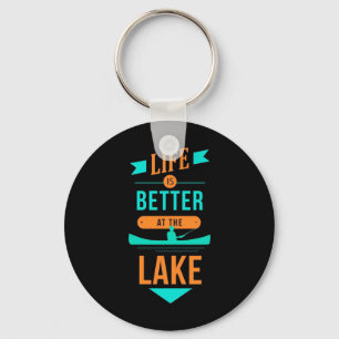 Kajakfahren ist am See besser Schlüsselanhänger