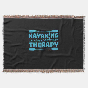 Kajakfahren ist billiger als Therapie Decke