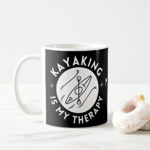 Kajakfahren ist meine Therapie Kaffeetasse