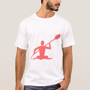 Kajakfahren - Tropisches Rosa T-Shirt