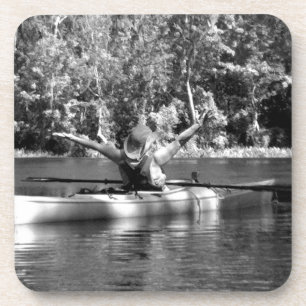 Kajakfrau Untersetzer