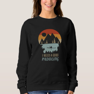 Kajakgebirge Retro Sweatshirt