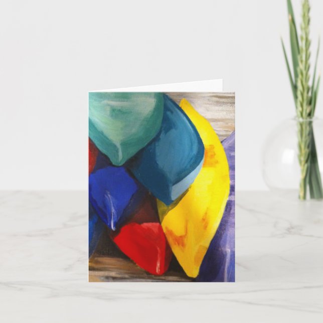 Kajaks Notecard Karte (Vorderseite)