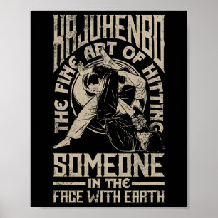 Kajukenbo Hitting Someone Funny Karate Judo Fusion Poster