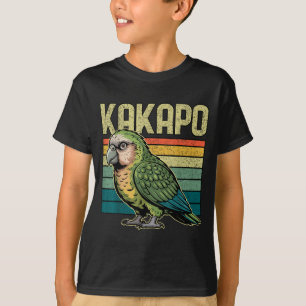 Kaka Neuseeland Kaka Vogel Papagei Retro Vintage T-Shirt