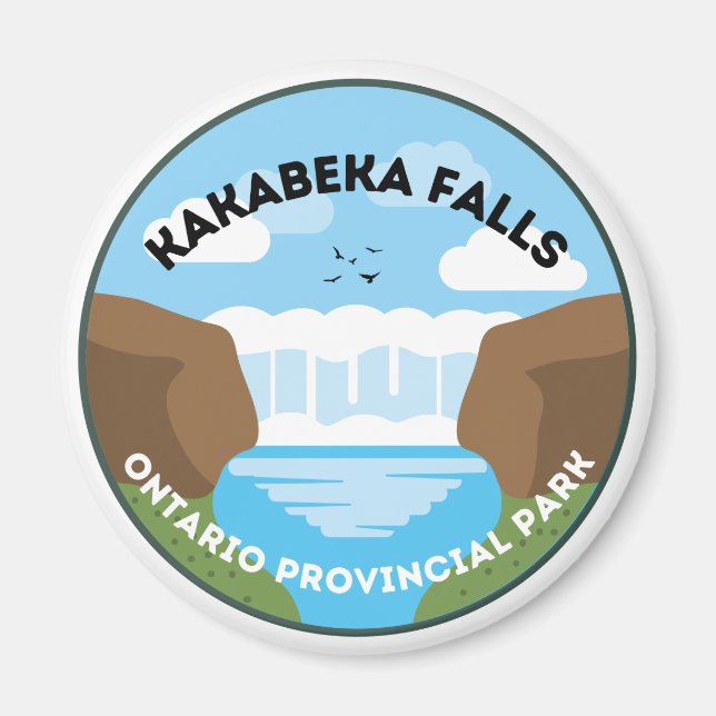 Kakabeka Falls Ontario Provincial Park Magnet (Vorne)