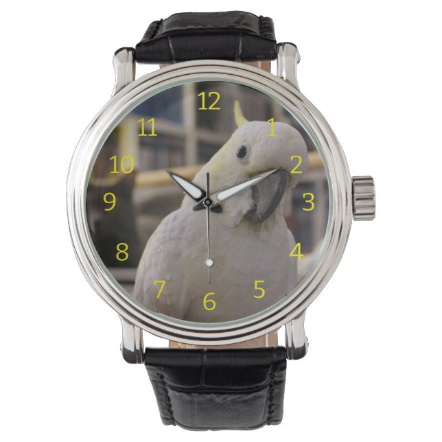 Kakadu Armbanduhr (Vorderseite)