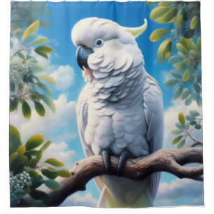 Kakadu-Kunst Duschvorhang