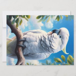 Kakadu-Kunst Feiertagskarte