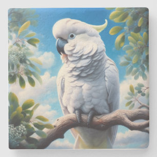 Kakadu-Kunst Steinuntersetzer