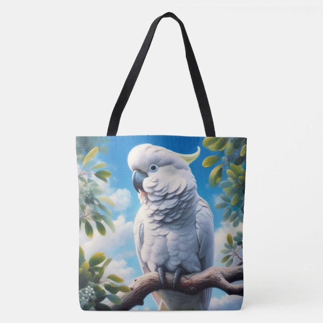 Kakadu-Kunst Tasche (Vorderseite)