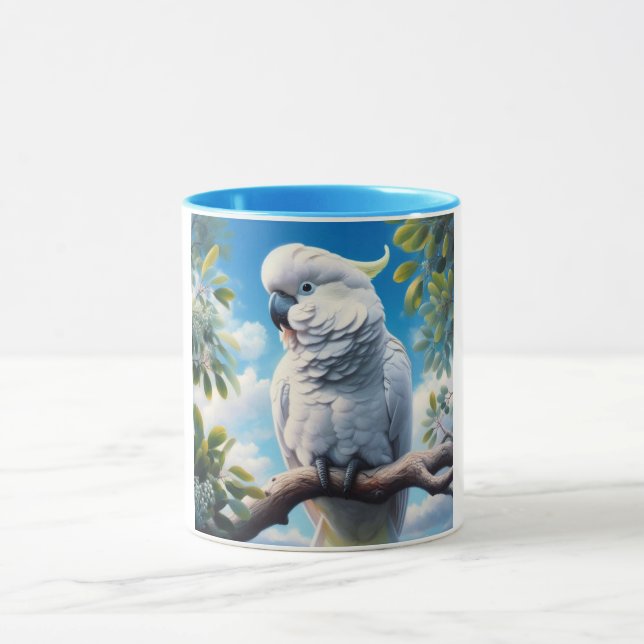 Kakadu-Kunst Tasse (Zentrum)