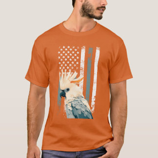 Kakadu Vogel Kakadu Papageienliebhaber exotische V T-Shirt