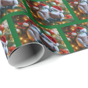 Kakadu-Weihnachtspapier Geschenkpapier
