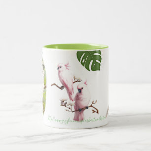 "Kakadus" Zweifarbige Tasse