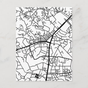 Kakamega Kenia Stadtplan Postkarte