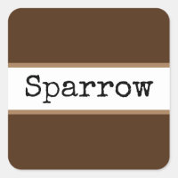 Kakao Bräunliche weiße Streifen Retro Text