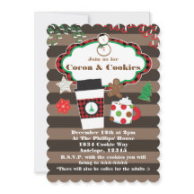 Kakao & Cookies Weihnachtsfeier Einladung