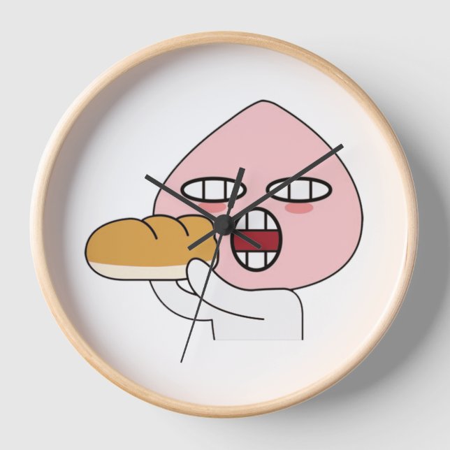 Kakao Emoticons - Charmante Apeach Edition Uhr (Vorderseite)