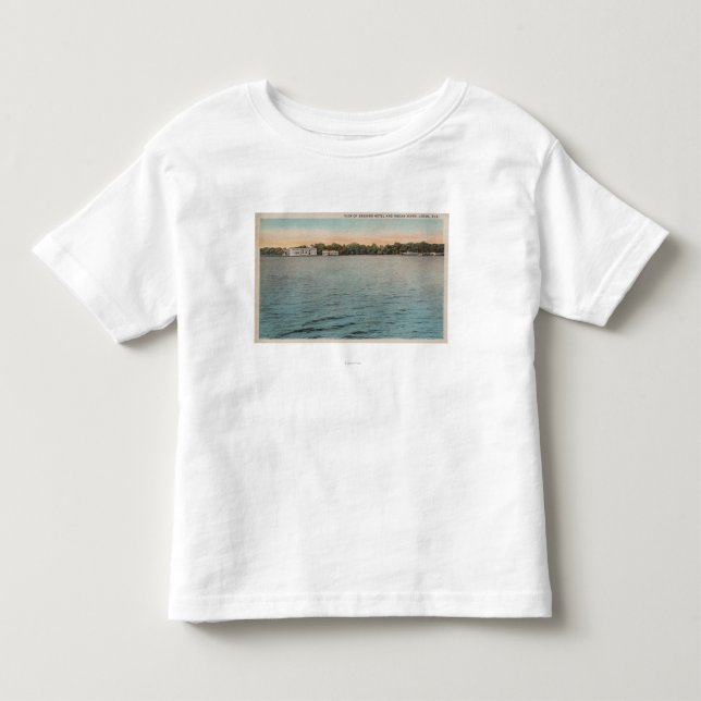 Kakao, Florida - Ansicht von Brevard Hotel u. Kleinkind T-shirt (Vorderseite)