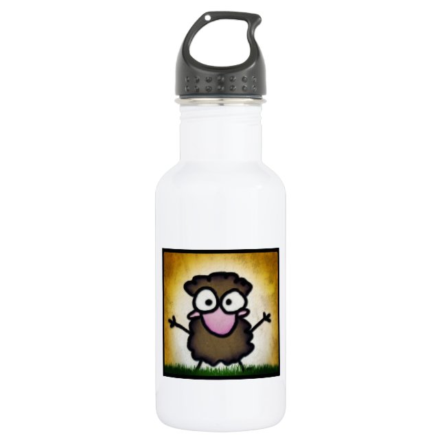 Kakao im Gras Trinkflasche (Vorderseite)
