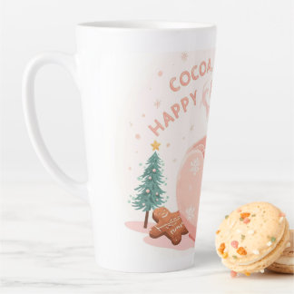 Kakao, Kekse & Ruhe – Pastel-Weihnachts-T-Shirt Milchtasse
