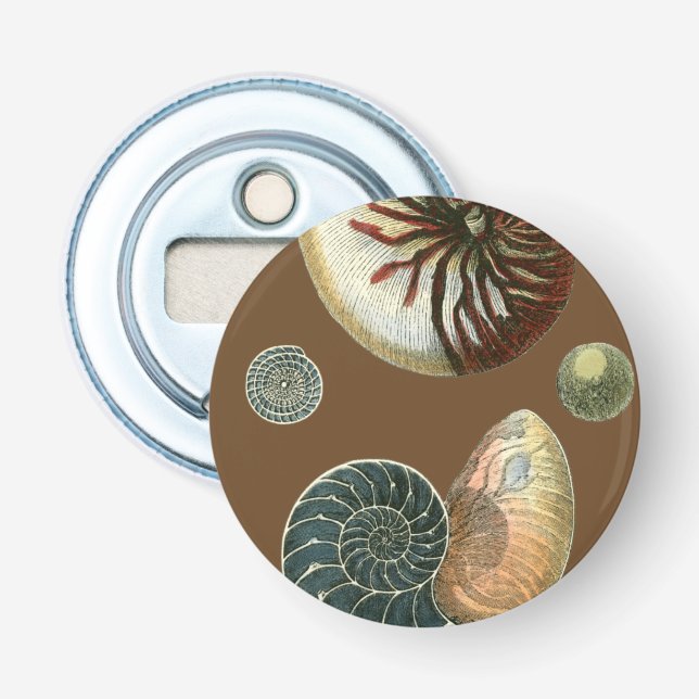 Kakao-Muschel Flaschenöffner (Vorderseite)