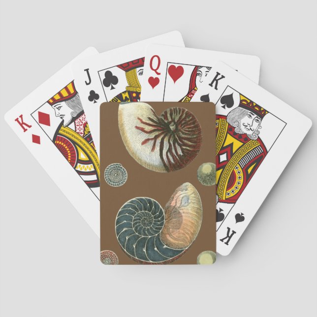 Kakao-Muschel Spielkarten (Rückseite)