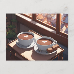 Kakao, Postüberquerung Postkarte