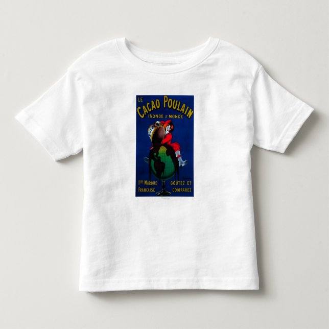 Kakao Poulain Vintages PosterEurope Kleinkind T-shirt (Vorderseite)