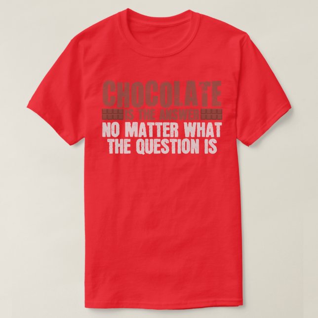 Kakao Sprichwort Joke Dessert Kuchen Backen Schoko T-Shirt (Design vorne)