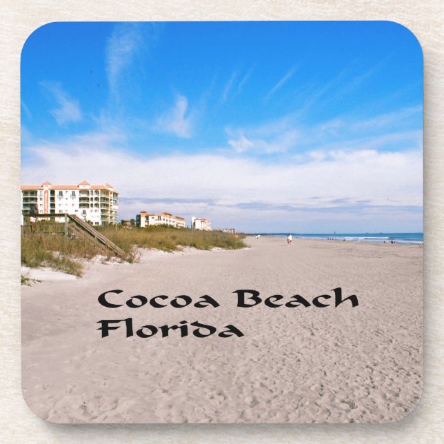 Kakao Strand Florida Untersetzer (Vorderseite)