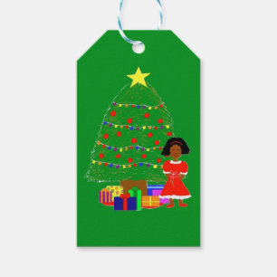 Kakao-Süsse Weihnachtsbaum Grün Geschenkanhänger
