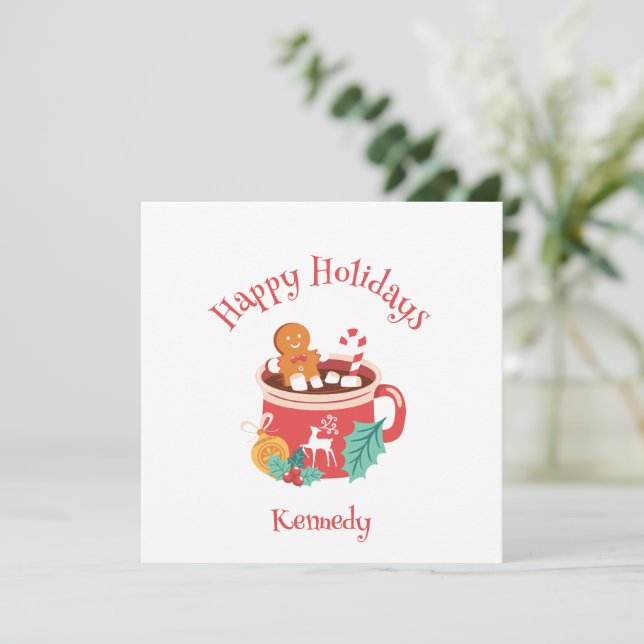 Kakao und Lebkuchen (Stehend Vorderseite)