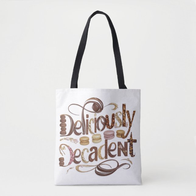 Kakao- und Schokoladendesign Tasche (Vorderseite)