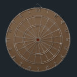 Kakaobraun Dartscheibe<br><div class="desc">Solides Kakao-braunes Design.</div>